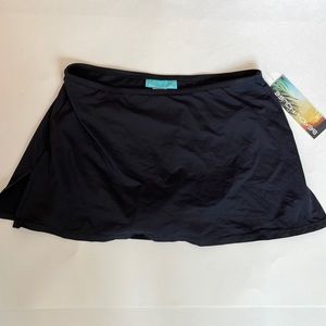 Beach House swim skirt, Size 10, black, New with Tag,